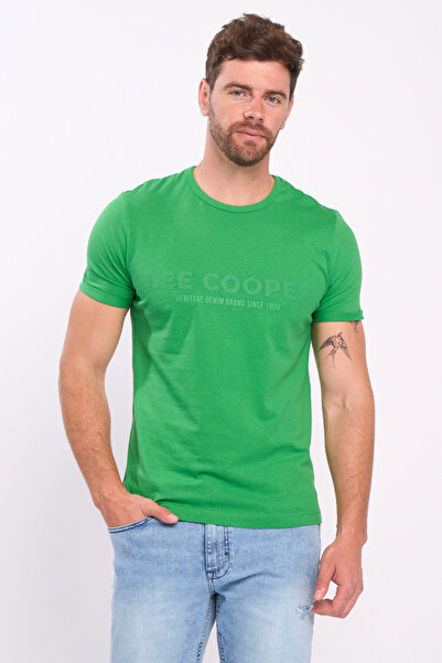 Lee Cooper Tricou maneca scurta barbat cu logo imprimat