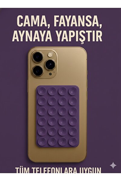 Case collection حامل هاتف بشفط هوائي من السيليكون، حامل لاصق مضاد للانزلاق لل...