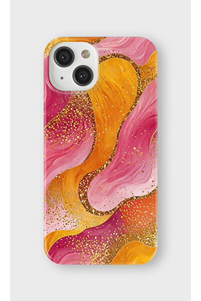 lelia حافظة هاتف شفافة متوافقة مع iPhone 14 مطبوع |   المجموعة: كولور ويف فلوكس