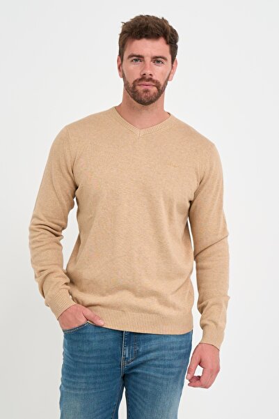 Lee Cooper Men's solid-color sweater with logo