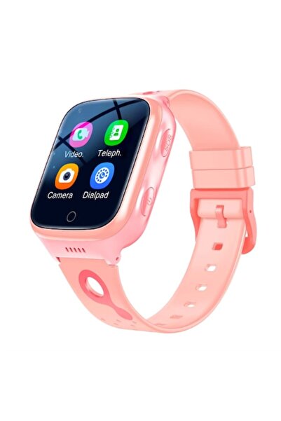 IdealTI Ceas inteligent pentru copii K9 4G GPS 1.4 inch roz