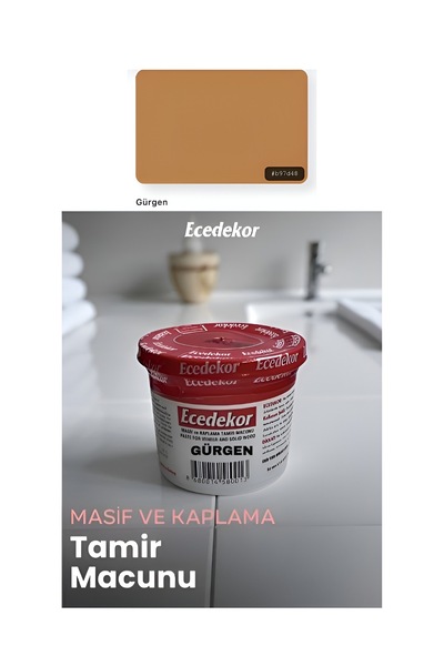 KarapolatYapı Mobilya Ahşap Parke Tamir Dolgu Macunu Gürgen