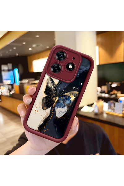 Hontinga حافظة هاتف من السيليكون الناعم متوافقة مع هاتف Tecno Spark 10 Pro وم...