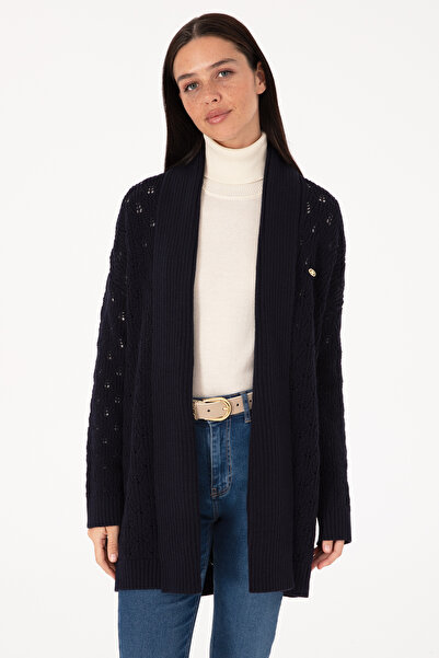 U.S. Polo Assn. Kadın Lacivert Triko Hırka 50314183-VR033