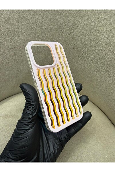 SOYLU MİX حافظة آيفون 14 برو من بنكس بألوان قوس قزح من السيليكون