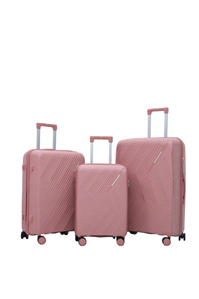 Generic Luxury 3-Piece PP Luggage Set | Lightweight Hard Shell Suitcase | Durable Travel Bags