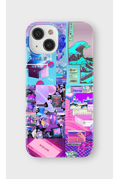 lelia حافظة هاتف شفافة متوافقة مع هاتف iPhone 13 Mini مطبوع |   المجموعة: منط...