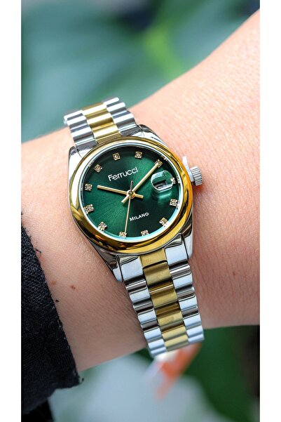 Ferrucci Çelik Kadın Kol Saati Premium Kolleksiyon Yeni Sezon