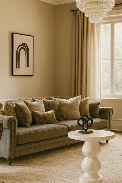 Simillo Home&Living Masif Ahşap Tasarım Mantar Sehpa – Tekli Yan Sehpa - Beya...