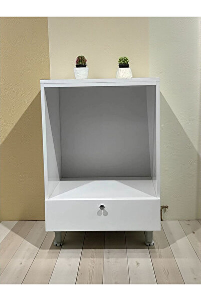 Dekorr mobilya Dekorr 100% MDF Üstü kapalı altı kapaklı ankastre fırın dolabı