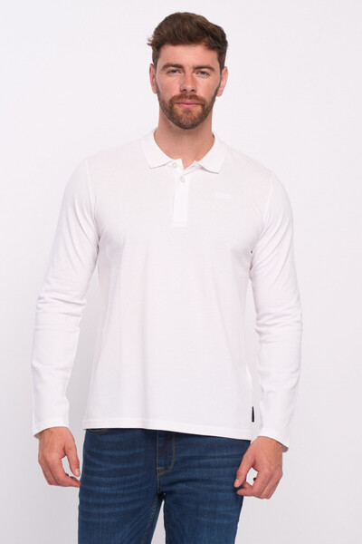 Lee Cooper Men's long-sleeved polo shirt