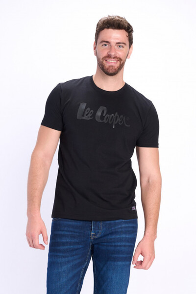 Lee Cooper Men's short-sleeved T-shirt with printed logo