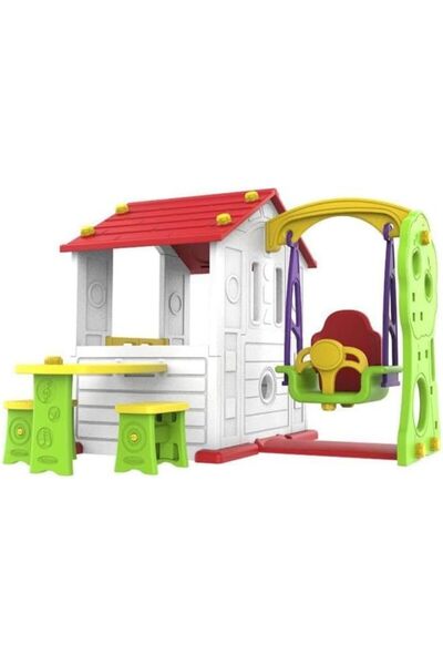 TOYMONARCH Swing House With Table CHD‑531 Activity Center (Ages 2‑8)