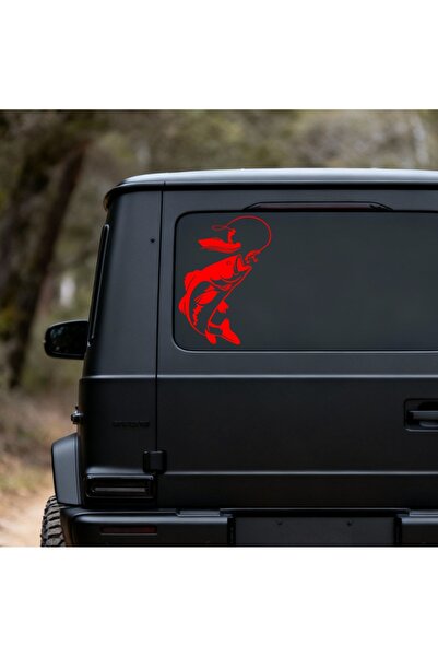 StickITsibiu Go Fishing – Autocolant Auto 4×4 Off-Road – Dimensiuni 70x50cm.