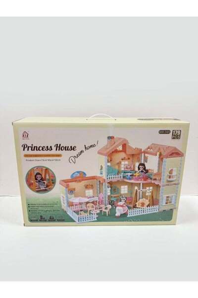 Generic HUADA Toy Villa Set & Doll - Princess House