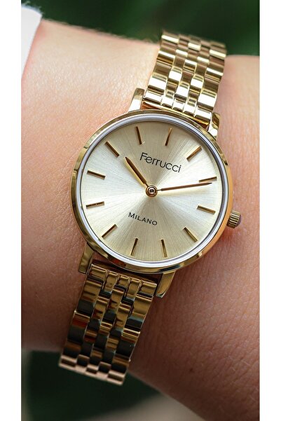 Ferrucci Çelik Kadın Kol Saati Premium Kolleksiyon Yeni Sezon