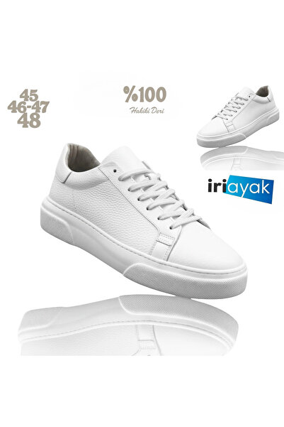 İriayak Large Size Genuine Leather 40-48 / Comfortable Sole Casual Shoes / Me...
