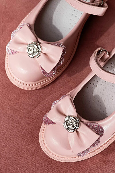 Zaira Pantofi fete roz din piele ecologica Lea2 #21383 - 31