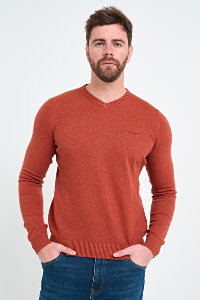 Lee Cooper Men's solid-color sweater with logo