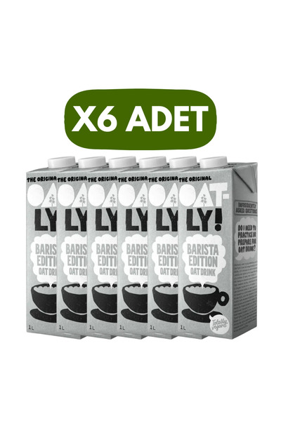 Oatly Barista Edition Yulaf Sütü 1 lt X 6