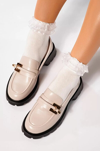 Zaira Дамски бежови ежедневни обувки от екокожа Zehra #21822 - 38