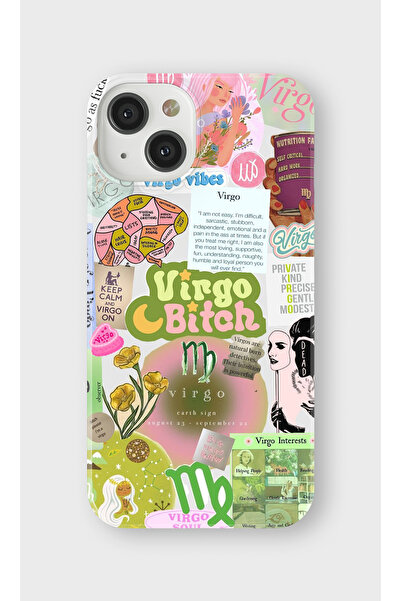 lelia حافظة هاتف شفافة متوافقة مع آيفون 15 بلس مطبوع |   المجموعة: زودياك ميو...