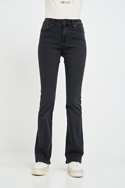 Timeout Women's dark bootcut jeans