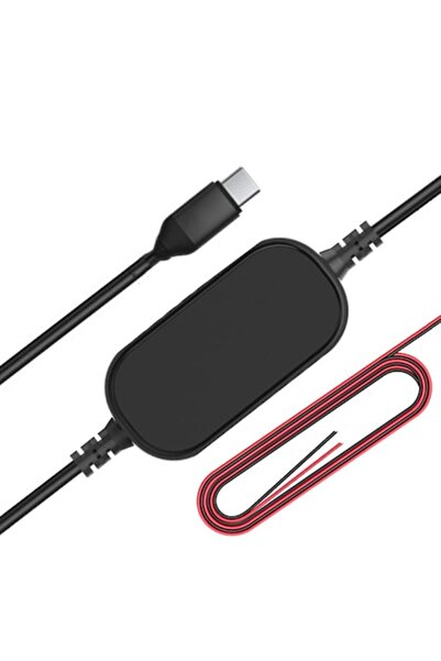 IdealTI Power Cable Kit for Dash Camera – 24H Monitoring, Motion Detection, Type C