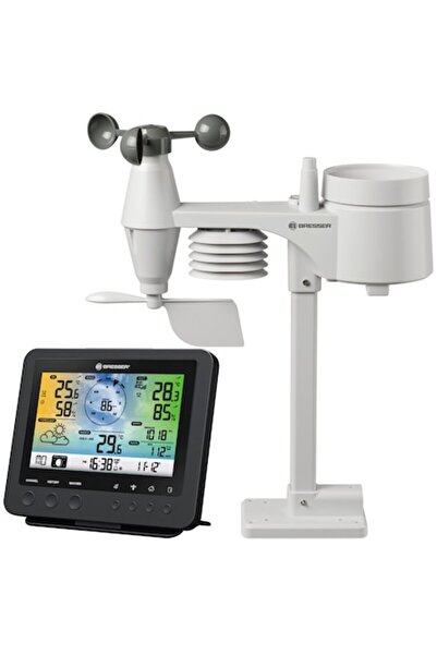 BRESSER Stație meteo WiFi color cu senzor profesional 5 în 1