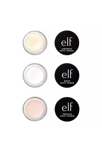 e.l.f cosmetic مجموعة برايمر معجون إي.إل.إف. الثلاثية - طقم مطفي - 3 قطع