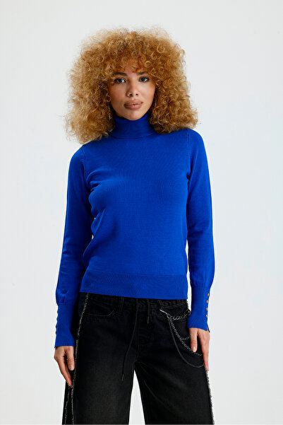 Figo Women's High-Top Sweater with Sleeves