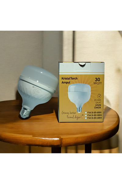 FORMEL MSTN MARKET LED E27 DUY 30W KRİSTAL TORCH AMPUL BEYAZ IŞIK 6500K