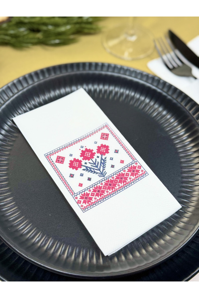 Mank Servetele de masa 2 straturi, Tissue - Model traditional romanesc, 33 x ...