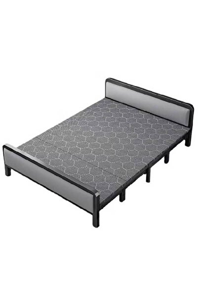 NKX Modern Upholstered Platform Bed Frame Size 120 cm Width