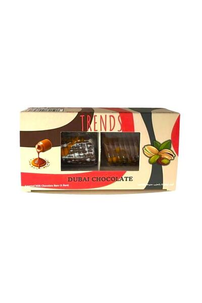 Trends Dubai Chocolate ، كنافة بالفستق وكنافة البسكويت المكرمل - 80 جم (2 × 40 جم)