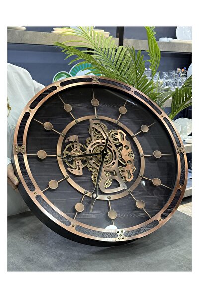Doğudeko Arow Lüx Dekoratif Büyük Duvar Saati