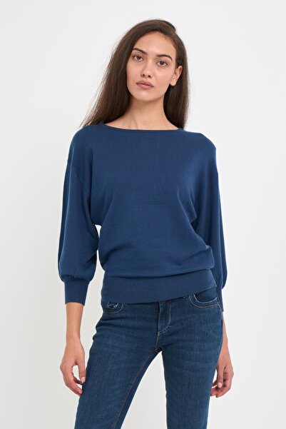 Timeout Women's sweater in solid color with applied logo