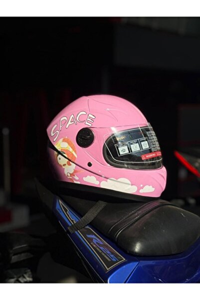 WUTUTUMOTORS ÇOCUK KASKI SY 110 - BULUT PEMBE