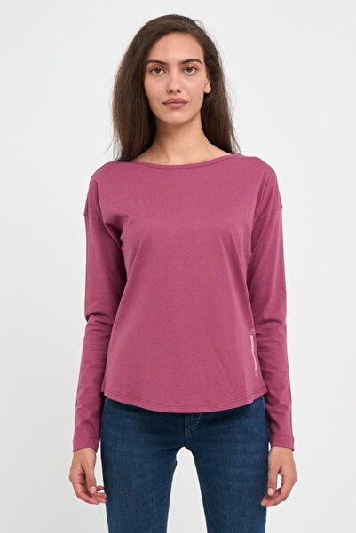 Timeout Women's long-sleeved solid color T-shirt