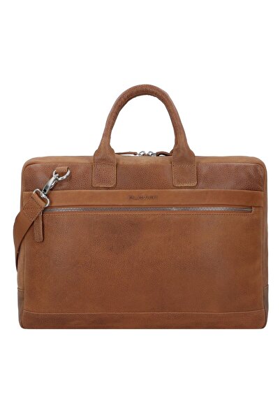 Plevier Urban Aktentasche Leder 43 cm Laptopfach