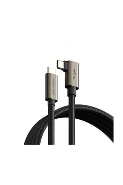 Ringke Cablu Date si Incarcare USB-C - USB-C 2X2 Angled 240W 1m Negru