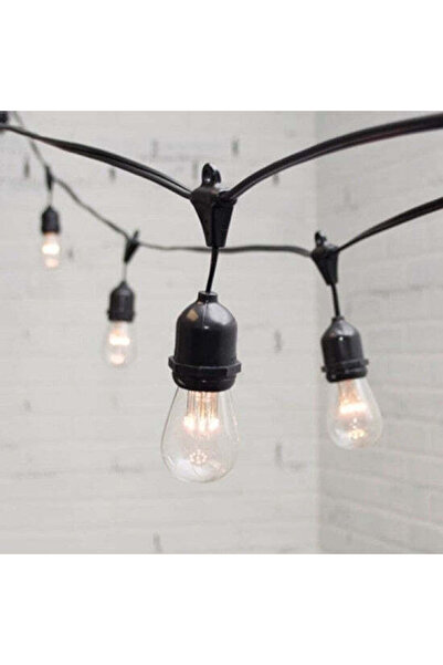 Sanlux Garden or terrace light garland, interconnectable, E27 socket, IP65, 220V