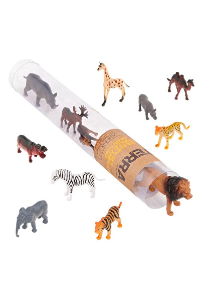 Terra مجموعة مجسمات حيوانات برية مكونة من 12 قطعة AN2879Z (للأعمار من 3 سنوات...