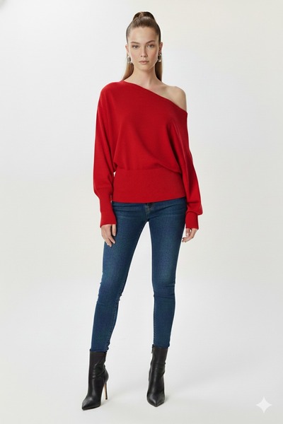 Vionne One Shoulder Sweater