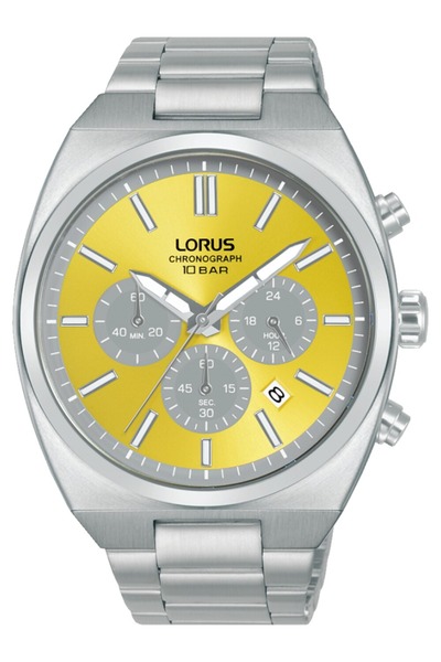 Lorus Mens Watch RT367KX9, Quartz, 43mm, 10ATM