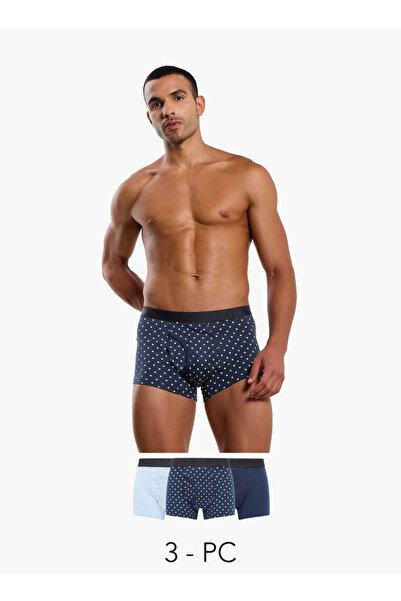 FAV سراويل داخلية قطنية متنوعة للرجال - عبوة من 3 قطع