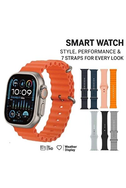 Micro Speed Smart Watch ULTRA Full Screen With Health Fitness Tracker