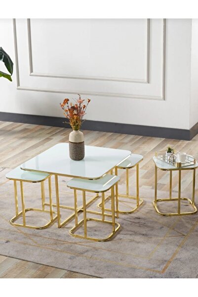 TANDOĞAN 5Lİ ORTA SEHPA VE ZİGON SEHPA TAKIMI