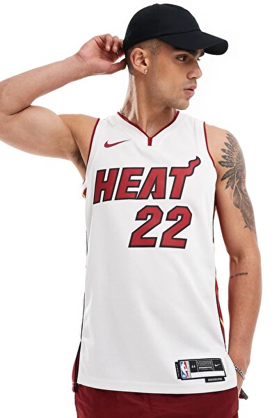 Nike Dri Fit Miami Heat Association Edition Mens Basketball Jersey Butler Basketball Jersey White