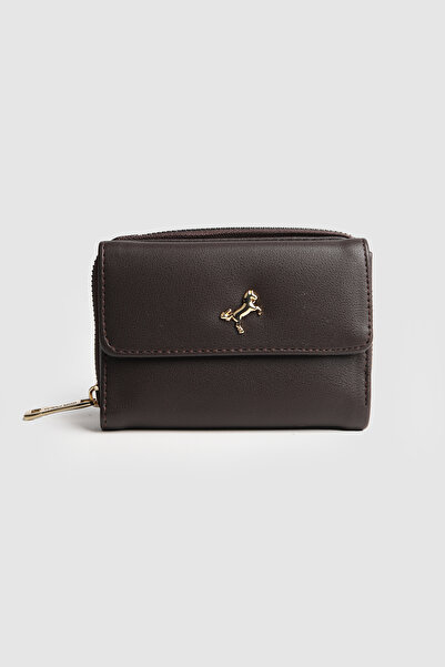 La La'Graccio Paris La'Graccio Paris Women's Kayla Medium Size Handy Wallet Brown